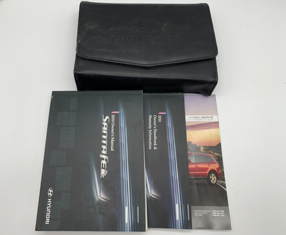 2010 Hyundai Santa FE Owners Manual Set with Case OEM