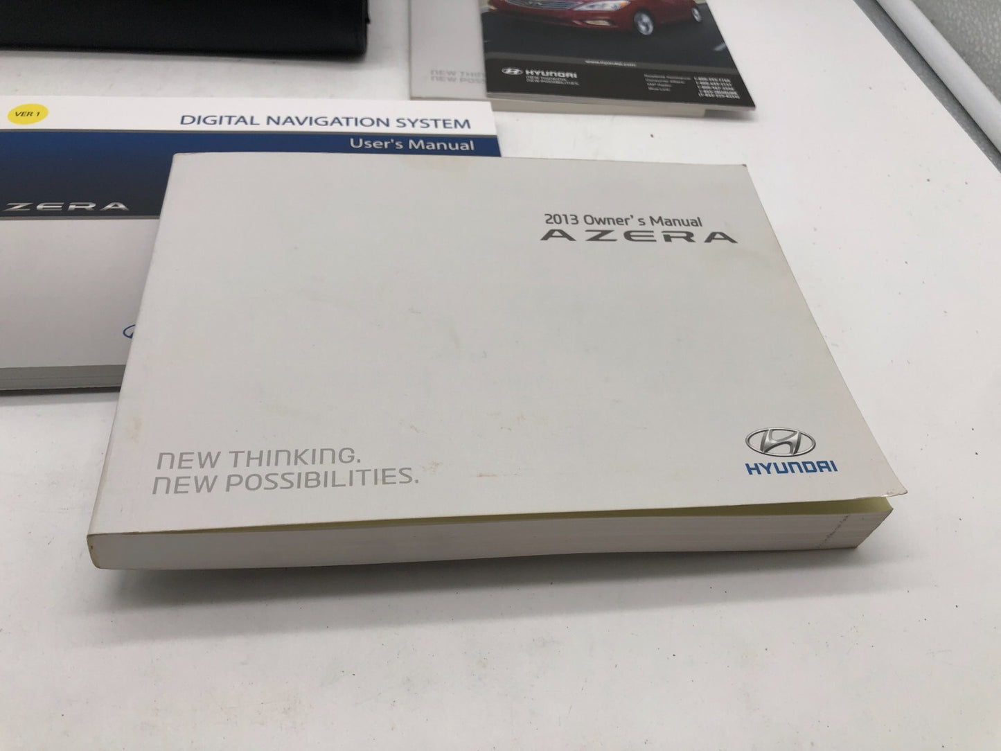 2013 Hyundai Azera Owners Manual Set with Case OEM A02B03031