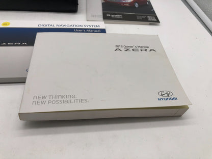 2013 Hyundai Azera Owners Manual Set with Case OEM A02B03031