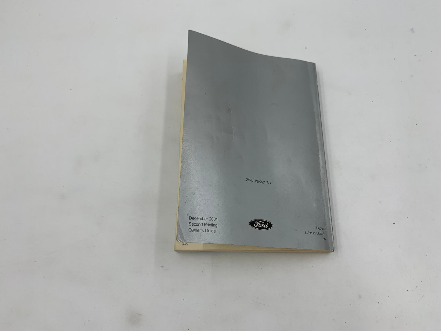 2002 Ford Focus Owners Manual OEM C03B36003