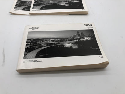 2014 Chevrolet Cruze Owners Manual Set OEM A04B50043