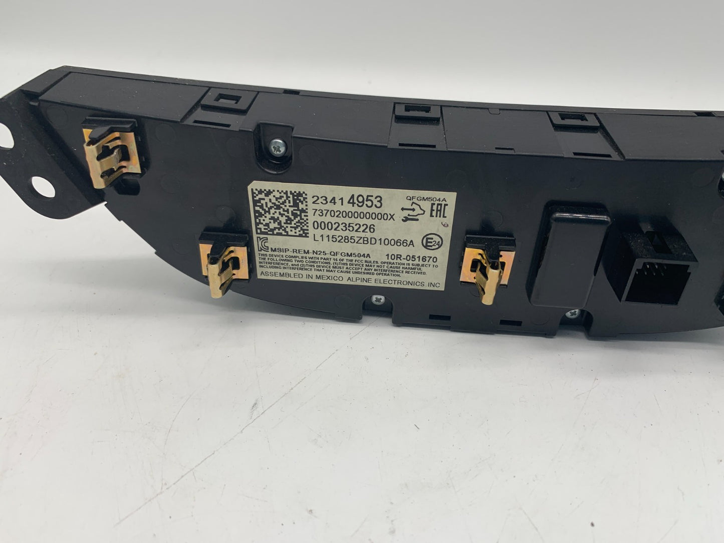 2016-2017 Chevrolet Malibu Climate Control AC Heater Unit OEM D02B64018
