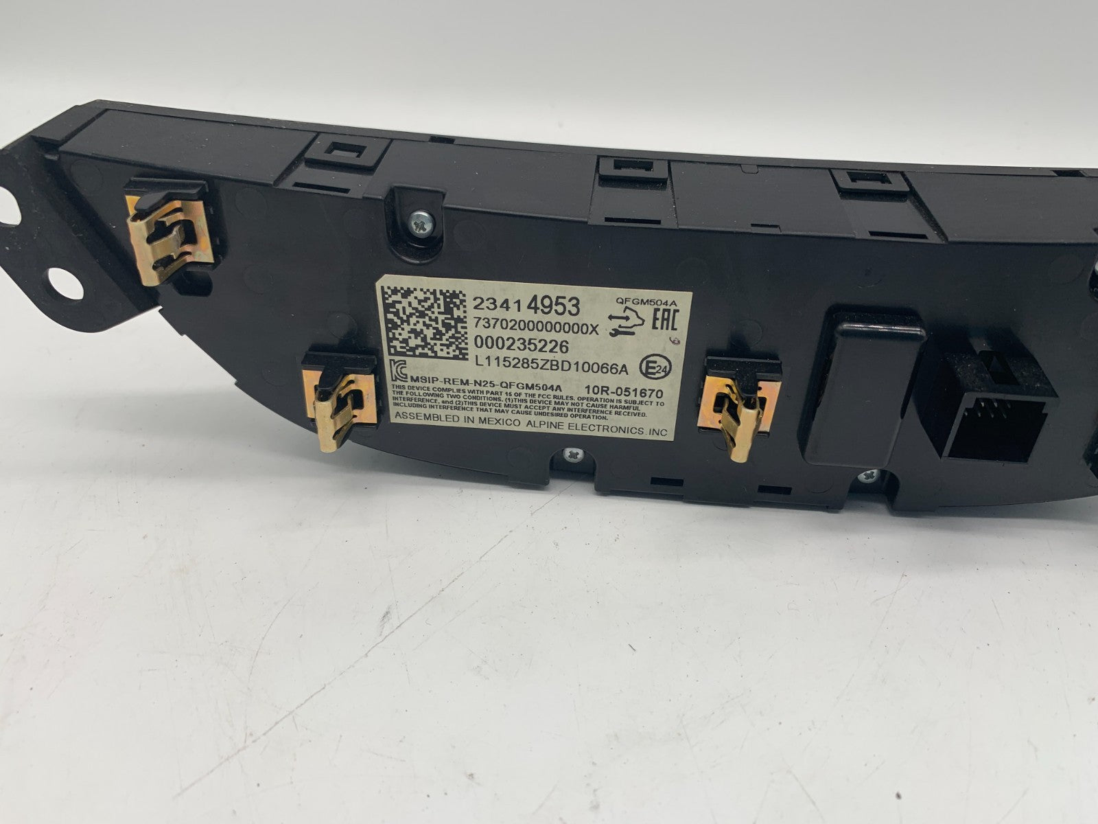 2016-2017 Chevrolet Malibu Climate Control AC Heater Unit OEM D02B64018