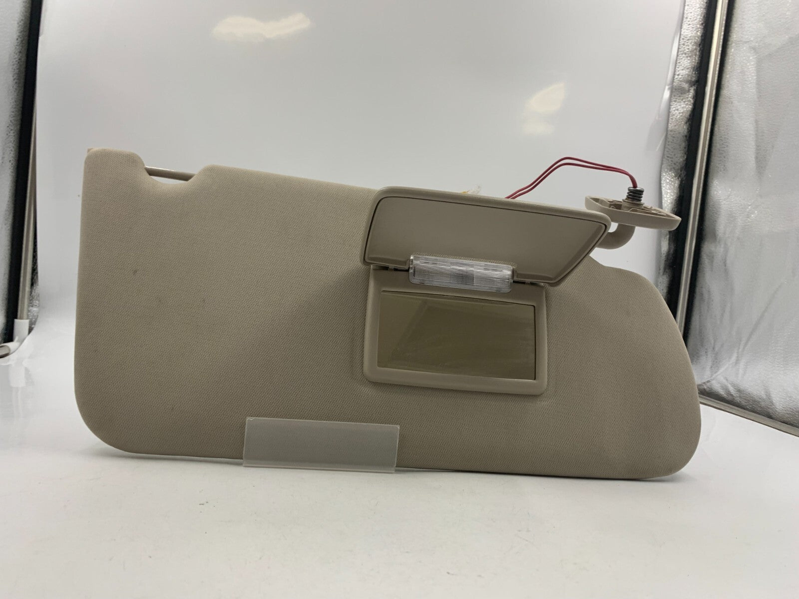 2009-2012 Ford Flex Passenger Sun Visor Sunvisor Gray Illuminated OEM E02B38081