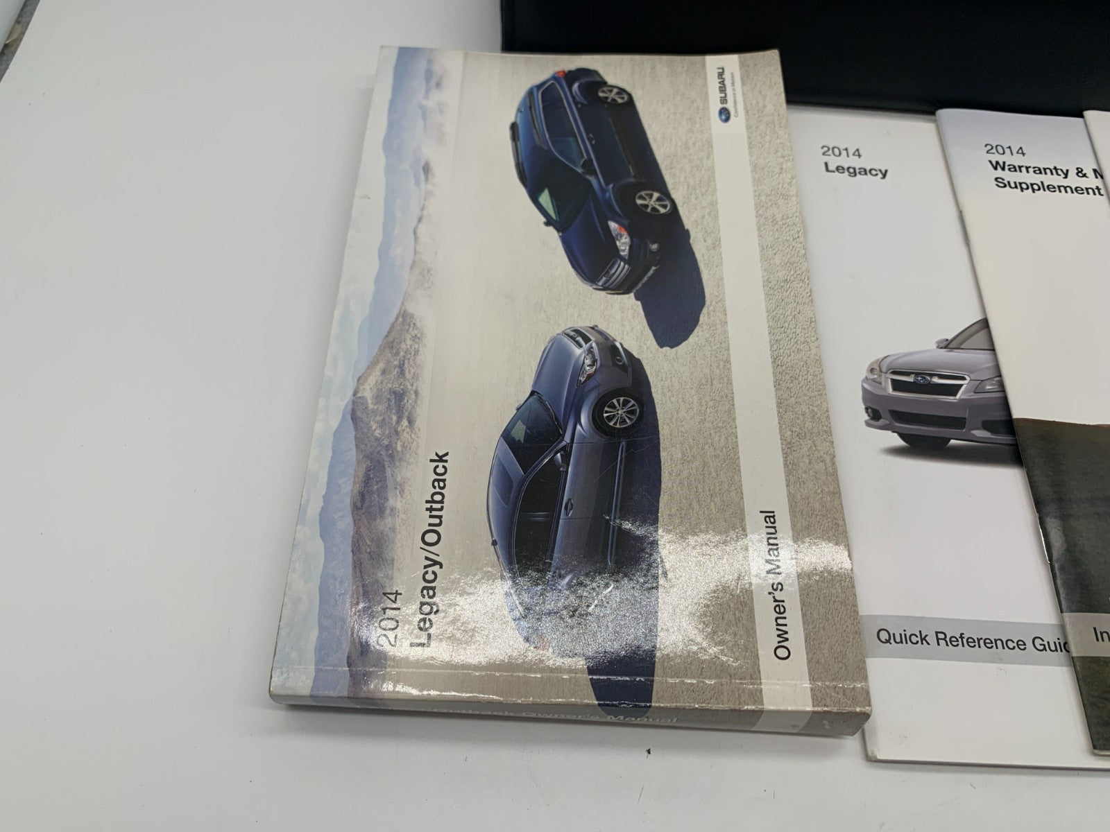 2014 Subaru Legacy Outback Owners Manual Set with Case OEM A02B50024