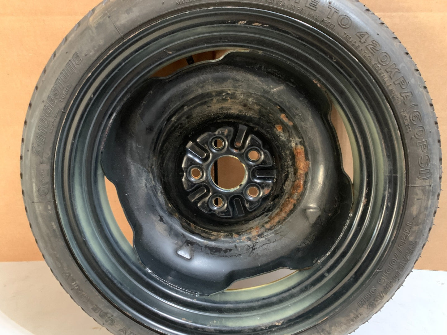 2004-2011 Toyota Prius 16" Spare Tire Compact Donut T125/70D16