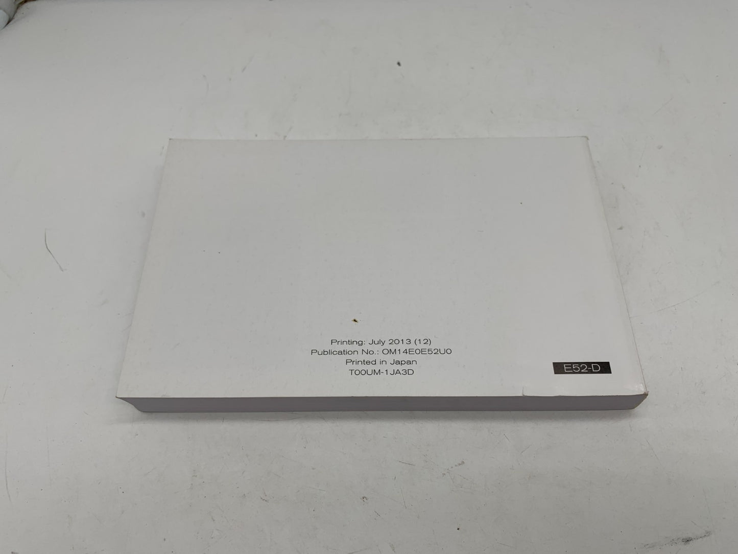 2014 Nissan Quest Owners Manual Set with Case OEM