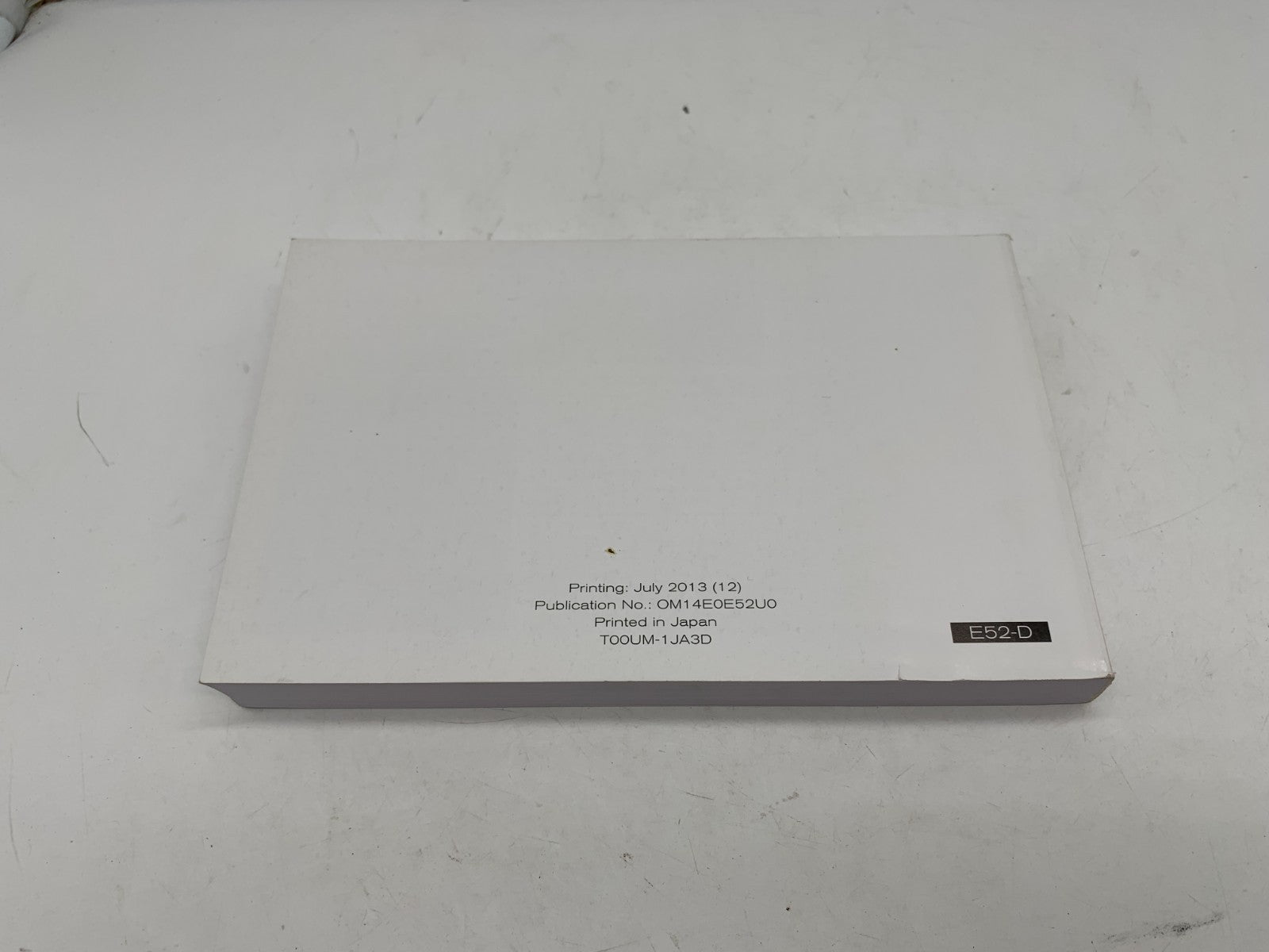 2014 Nissan Quest Owners Manual Set with Case OEM