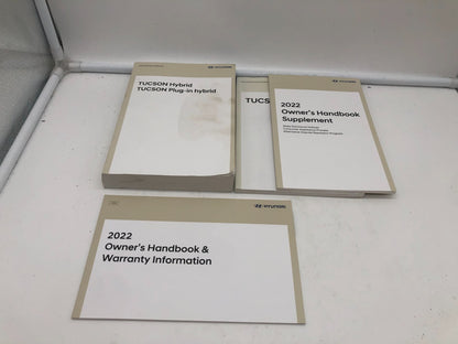 2022 Hyundai Tucson Hybrid Owners Manual Set OEM B02B08039