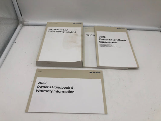 2022 Hyundai Tucson Hybrid Owners Manual Set OEM B02B08039