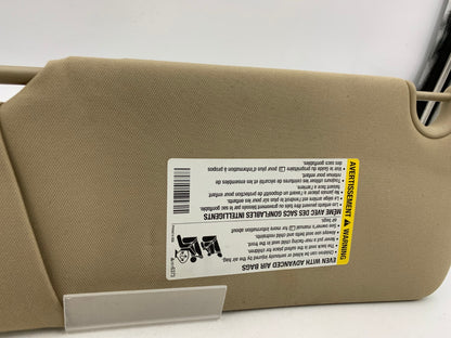 2006-2011 Buick Lucerne Passenger Sun Visor Brown Illuminated OEM B02B32032