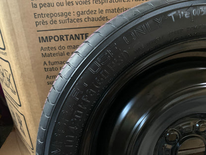 2012-2018 Ford Focus 16" Spare Tire Wheel Compact Donut T125/80R16