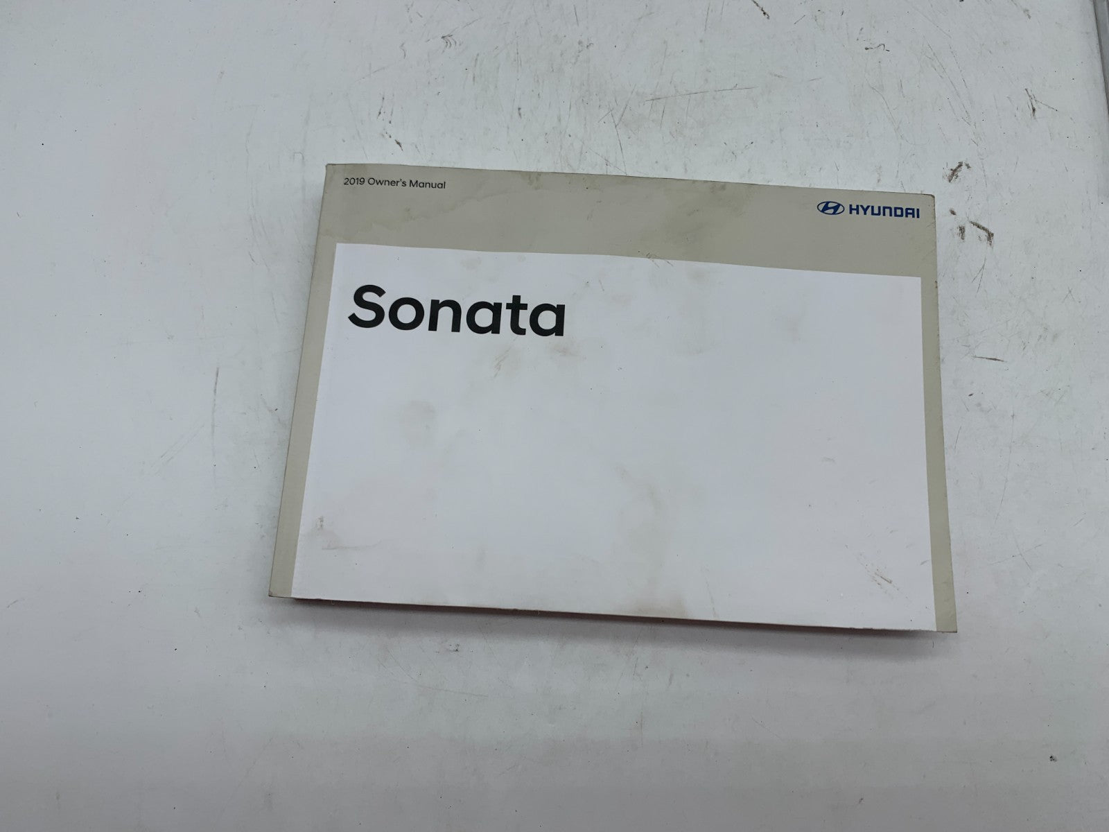 2019 Hyundai Sonata Owners Manual Set OEM A03B44004