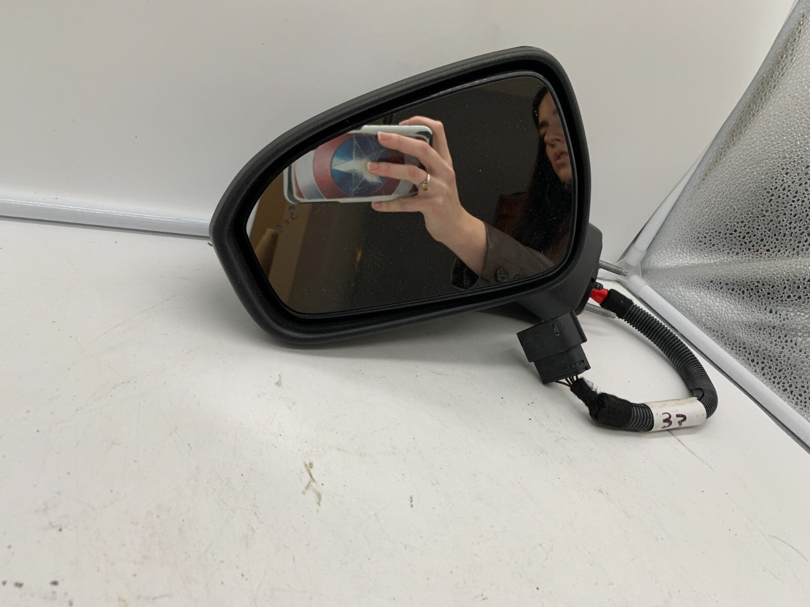 2019-2020 Ford Fusion Driver  Side View Power Door Mirror Black BSA E02B30028