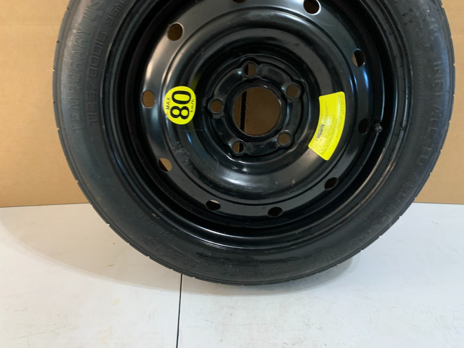 2010-2014 Kia Forte Soul 15" Spare Tire Compact Donut Wheel T125/80D15