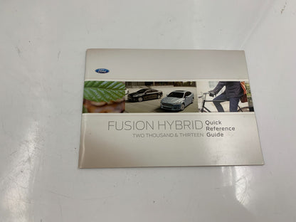 2013 Ford Fusion Owners Manual Set with Case OEM D04B02084