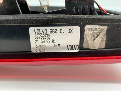 2014-2018 Volvo S60 Passenger Side Lid Mounted Tail Light Taillight C03B48006