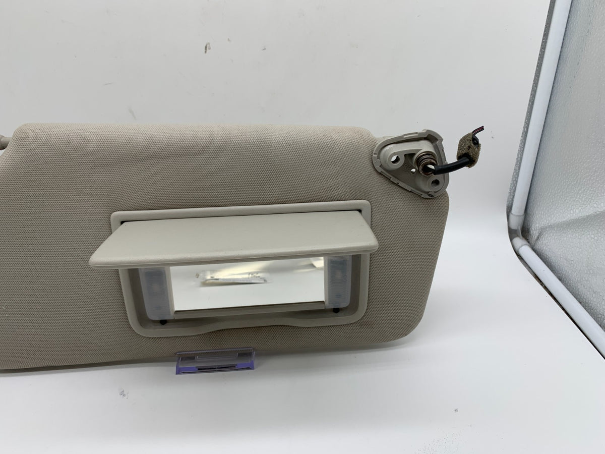 2010-2014 Subaru Legacy Passenger Sun Visor Gray Illuminated OEM A02B07020