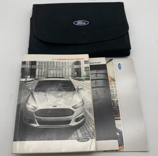 2014 Ford Fusion Owners Manual Set with Case OEM A02B43011