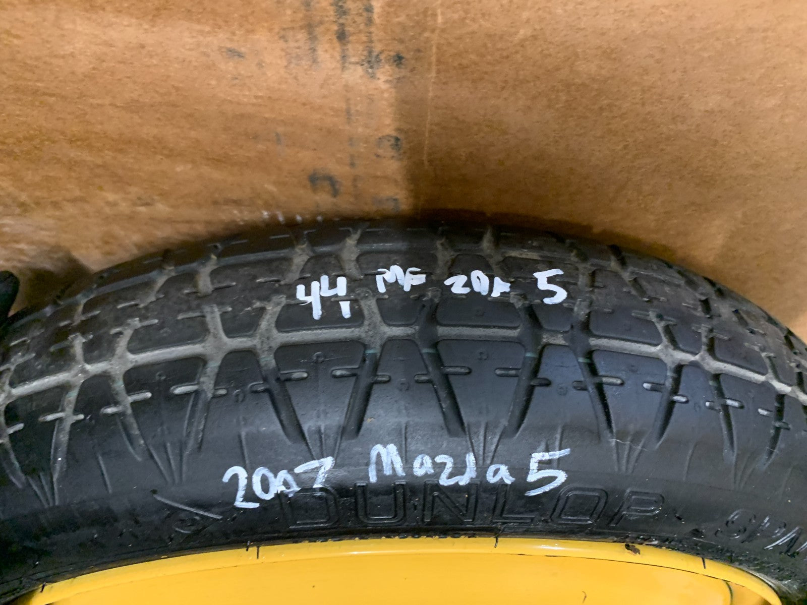 2006-2017 Mazda 5 Mazda5 16" Spare Tire Wheel Compact Donut T125/70D16