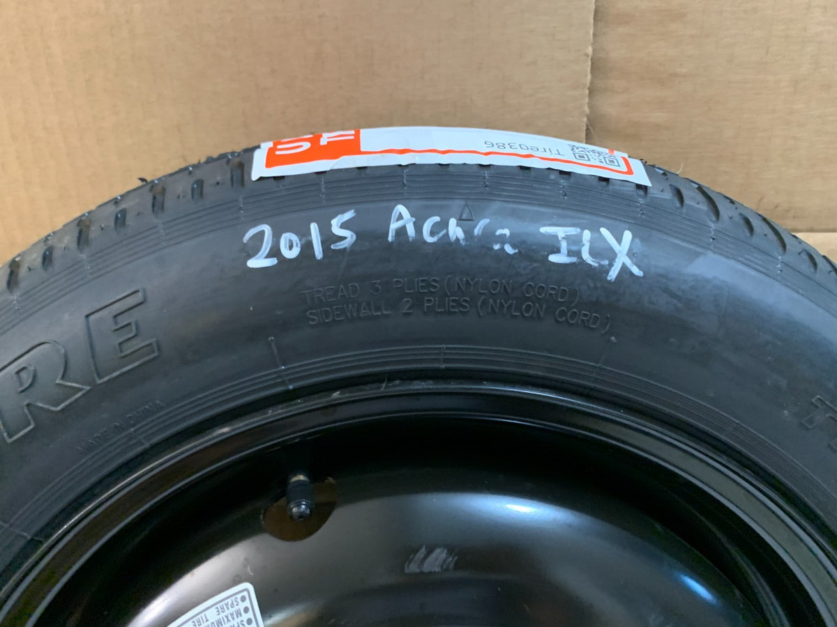 2013-2015 Acura ILX 15" Spare Tire Wheel Compact Donut T135/80D15