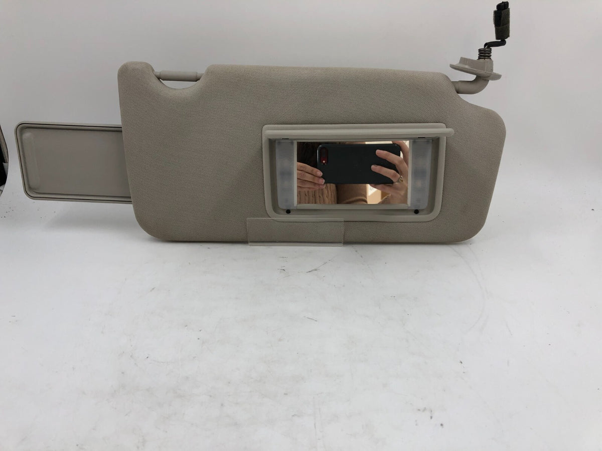 2010-2014 Subaru Legacy Passenger Sun Visor Gray Illuminated OEM B02B29005