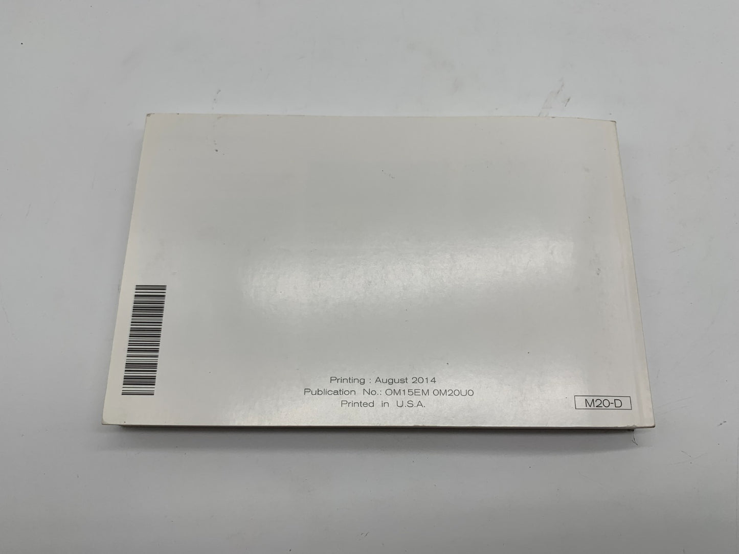 2015 Nissan NV200 Owners Manual with Case OEM C01B49005