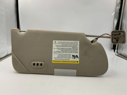 2009-2012 Ford Flex Driver Sun Visor Gray Illuminated OEM D04B67012
