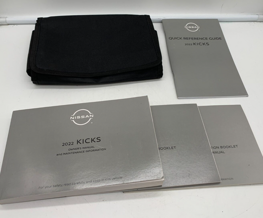 2022 Nissan Kicks Sedan Owners Manual Set with Case OEM A04B38018