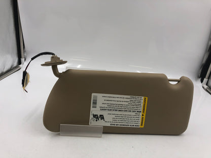 2004-2009 Cadillac SRX Passenger Sun Visor Tan Illuminated OEM A03B40038