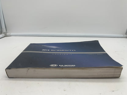 2013 Kia Sorento Owners Manual OEM