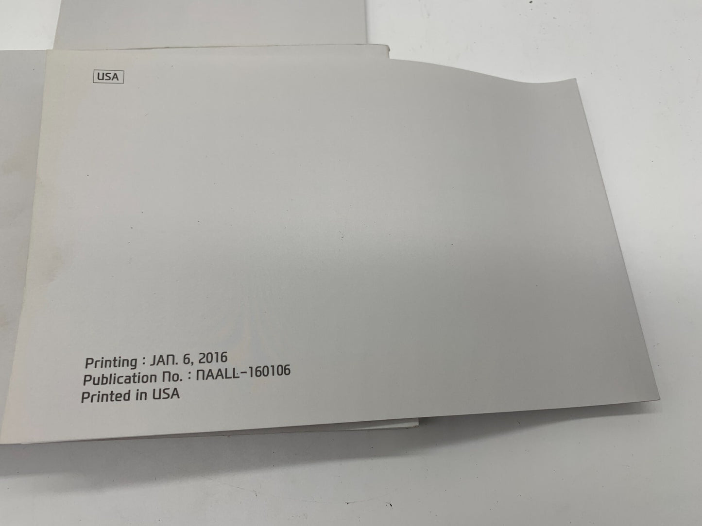 2017 Hyundai Elantra Owners Manual Set OEM A02B54007