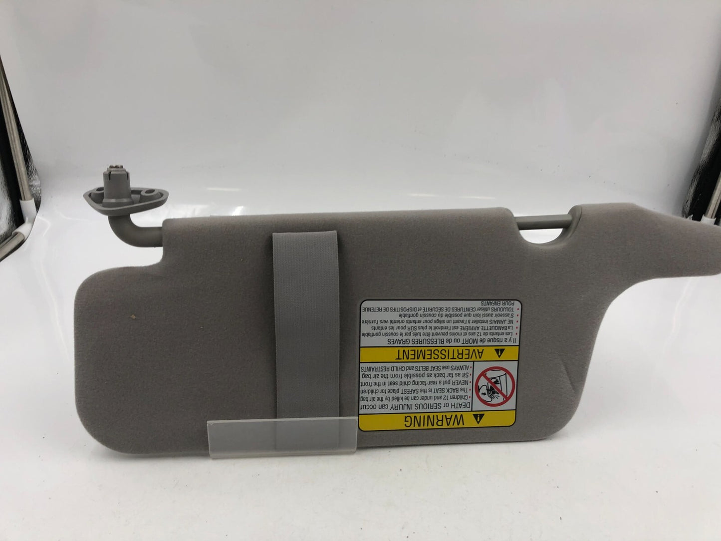 2002-2005 Subaru Legacy Passenger Sun Visor Gray OEM D02B18083