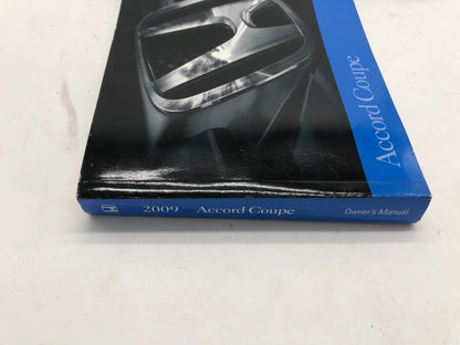 2009 Honda Accord Coupe Owners Manual Set with Case OEM A01B37032