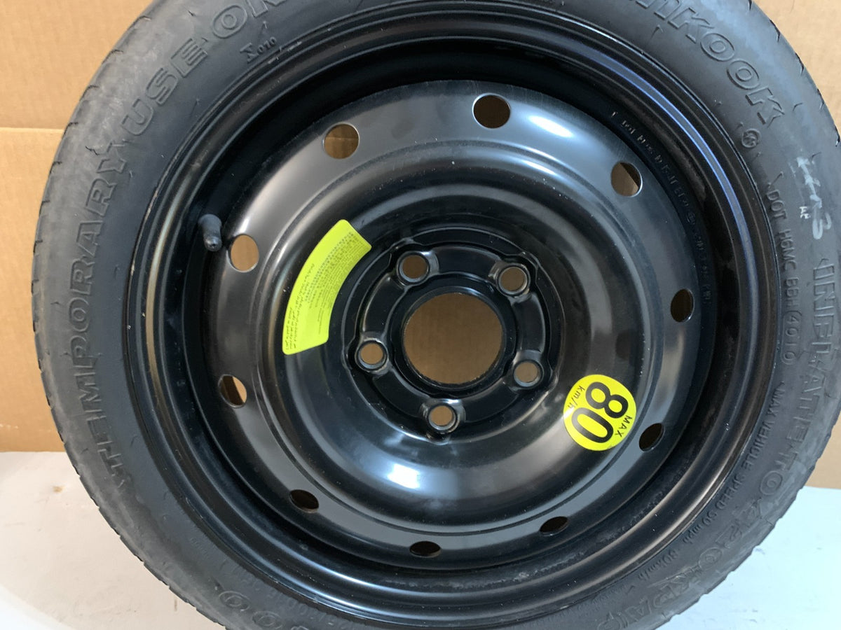 2010-2014 Kia Forte Soul 15" Spare Tire Compact Donut Wheel T125/80D15 OEM