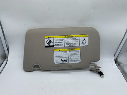 2014-2017 Nissan Rogue Passenger Sun Visor Gray with Illumination OEM A02B49007