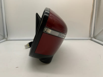 2017-2020 Nissan Rogue Passenger Side View Power Door Mirror Red OEM A03B42001