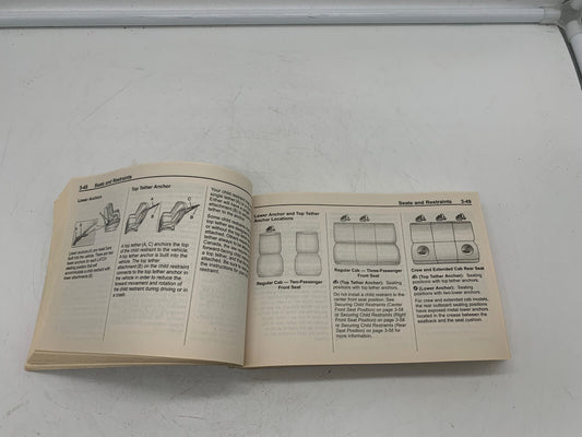 2015 Chevy Silverado Owners Manual OEM R01B10006