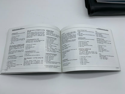 2010 Hyundai Santa FE Owners Manual Set with Case OEM B04B49013