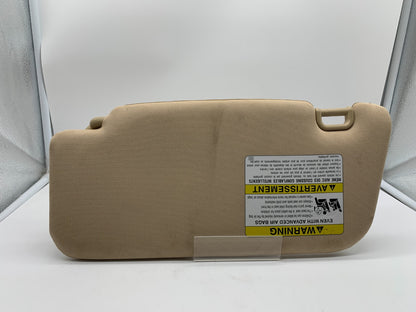 2006-2008 Subaru Forester Passenger Sun Visor Tan OEM C01B15002