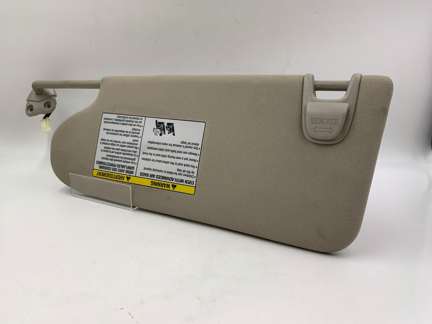 2015-2018 Nissan Murano Passenger Sun Visor Gray Illuminated OEM E02B16088