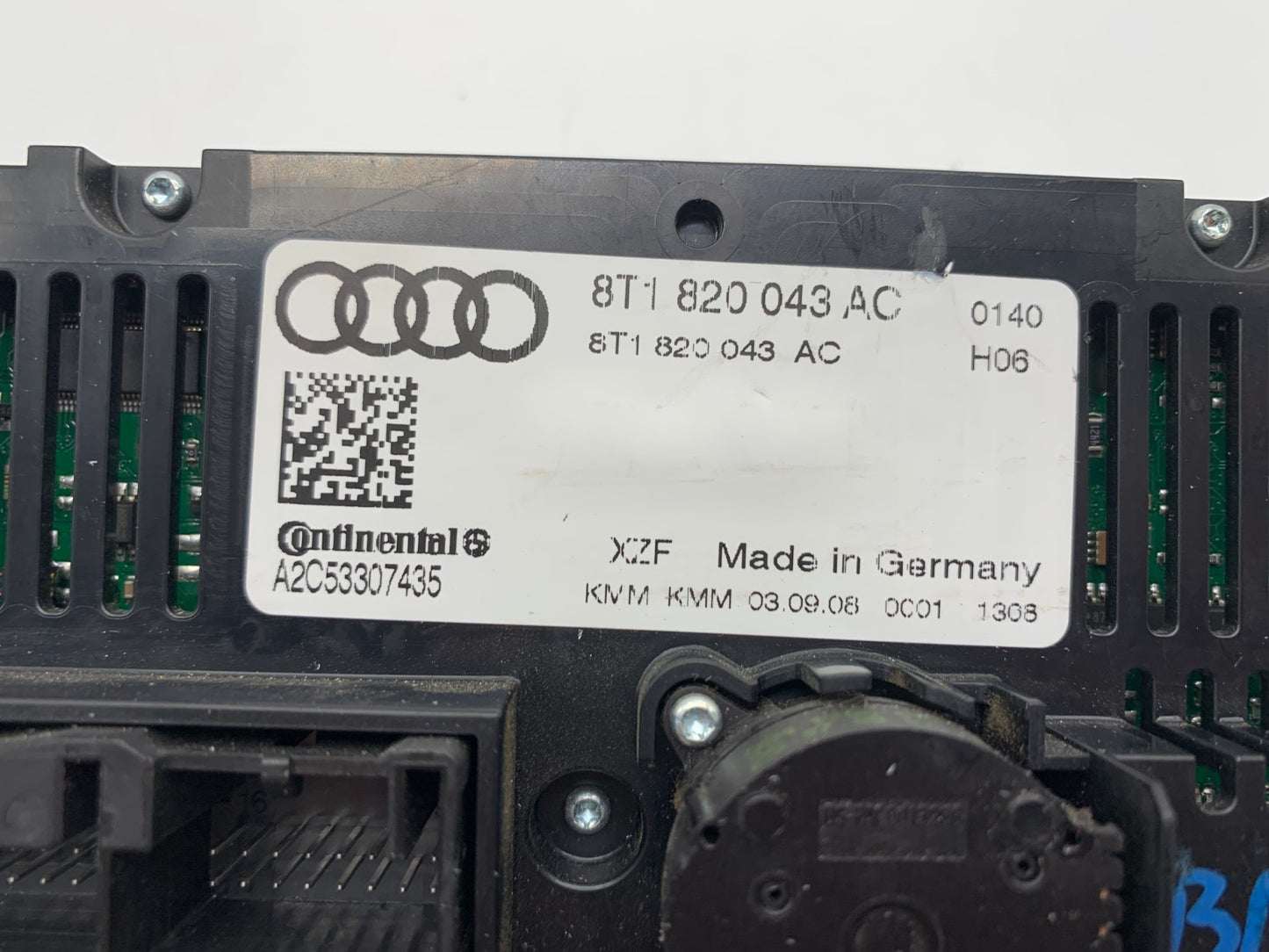 2009-2012 Audi A4 AC Heater Climate Control Unit OEM C03B66016