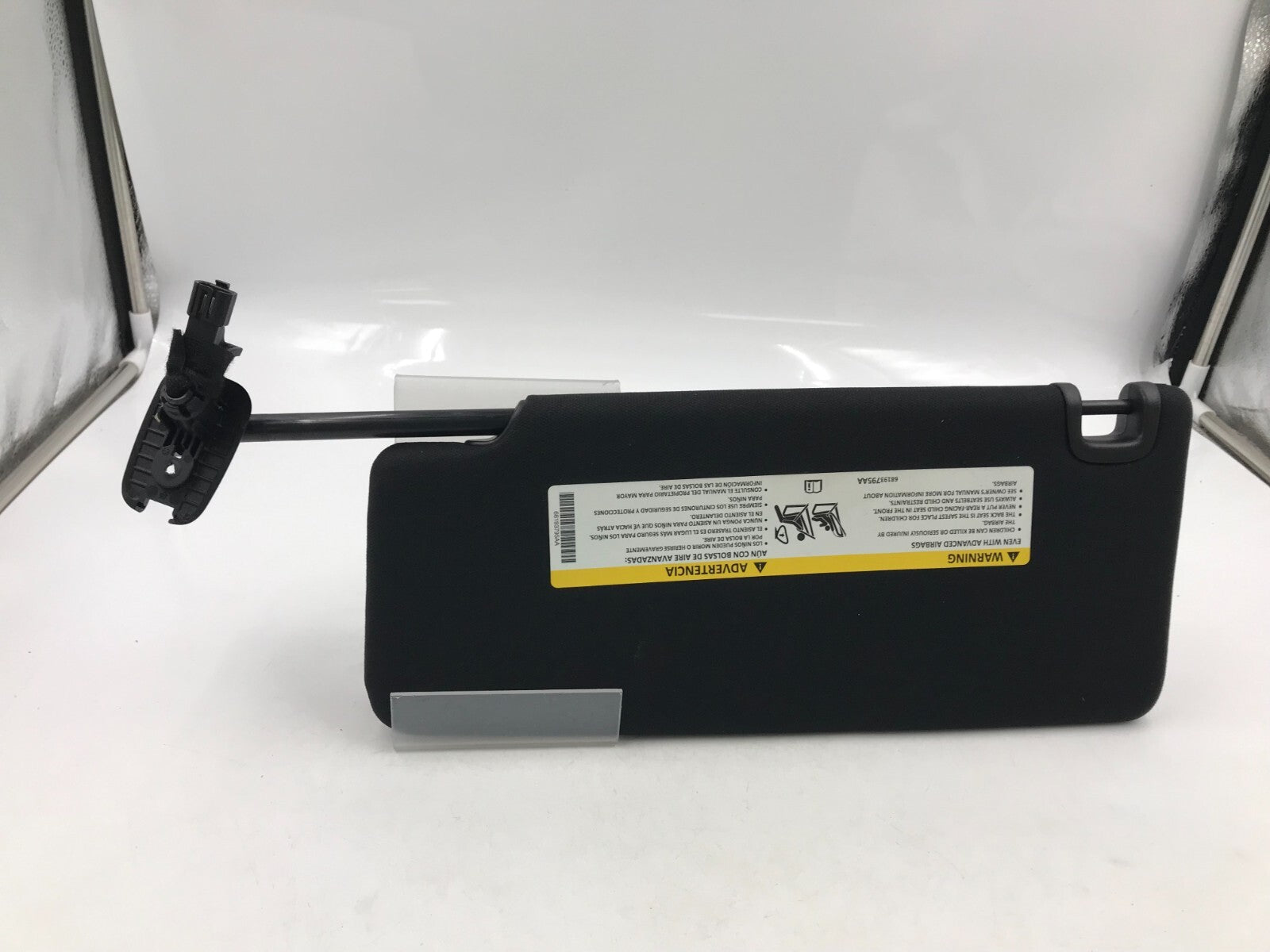 2015 Chrysler 200 Passenger Sun Visor Black Illuminated OEM D02B16082