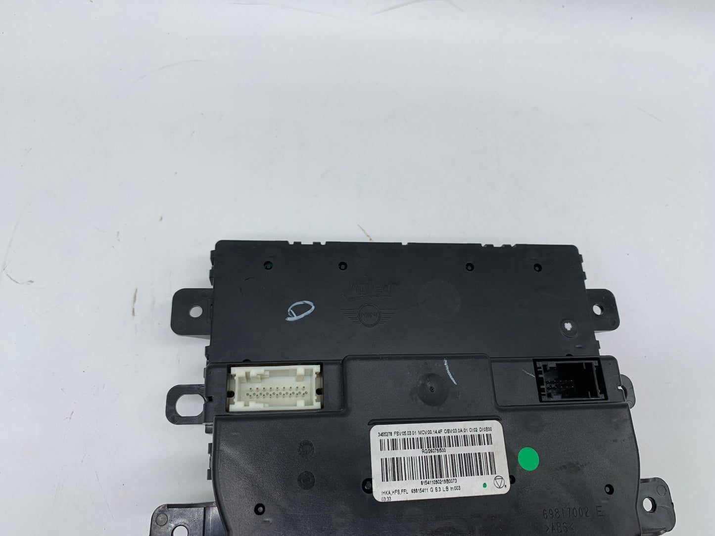 2009 Mini Cooper AC Heater Climate Control Temperature Unit OEM D03B34002