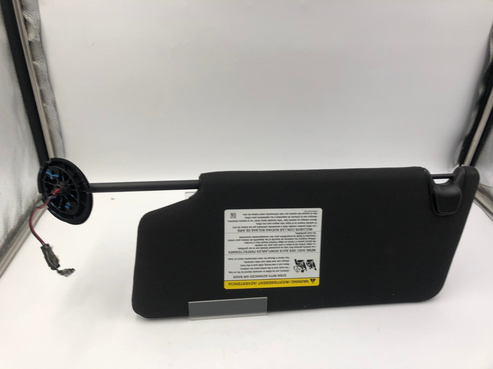 2011-2015 Ford Explorer Passenger Sun Visor Illuminated Black OEM C03B41028