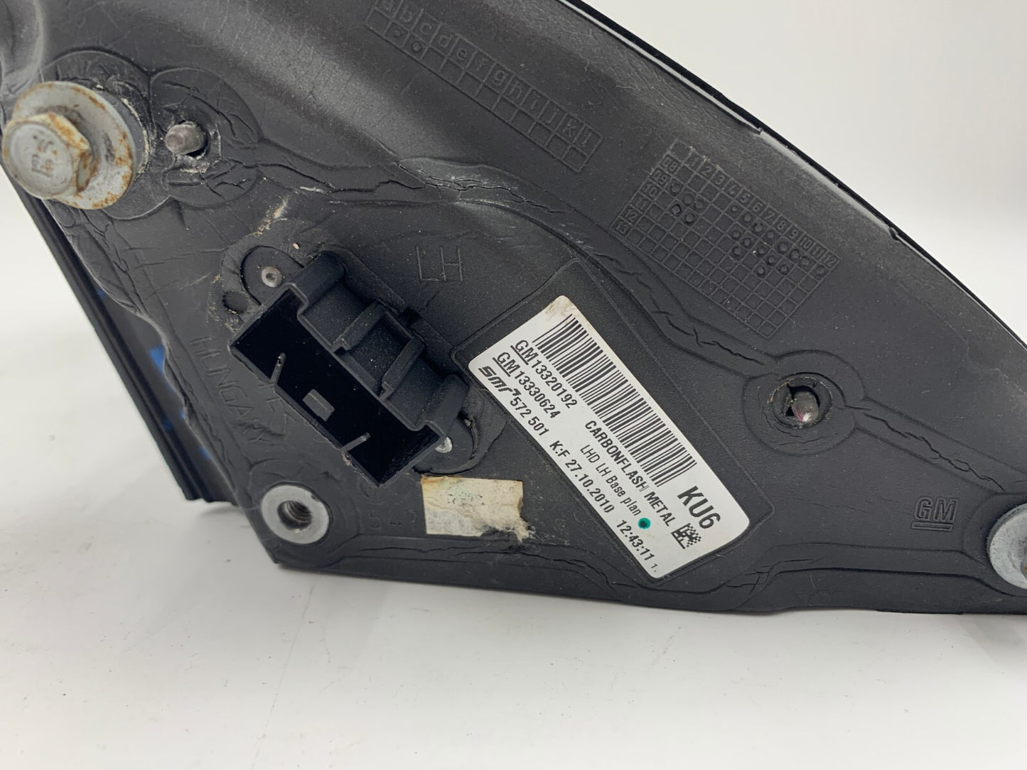 2011-2013 Buick Regal Driver Side View Power Door Mirror Black OEM D04B60001