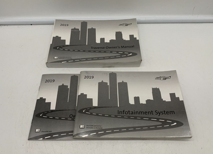 2019 Chevy Traverse Owners Manual Set OEM A01B13003