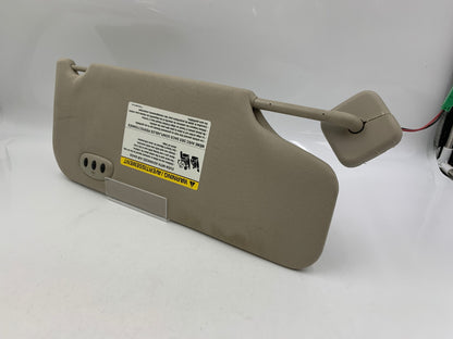 2010-2011 Ford Taurus Driver Sun Visor Sunvisor Gray Illuminated OEM B03B09047