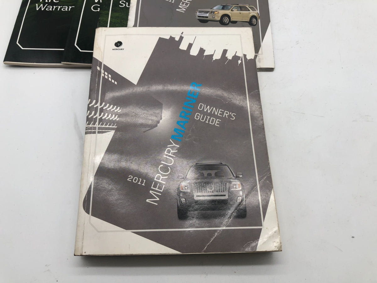 2011 Mercury Mariner Owners Manual Set with Case OEM R01B08016
