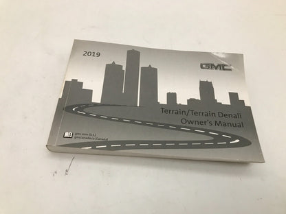 2019 GMC Terrain Terrain Denali Owners Manual OEM C04B36006
